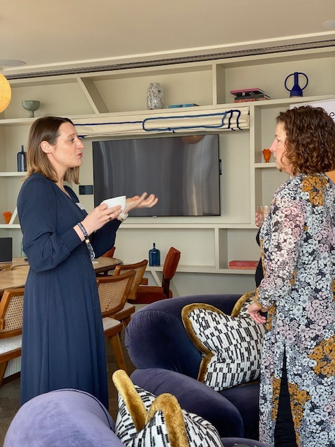 Lucy Grimwade, in actual conversation at Women in tech event 